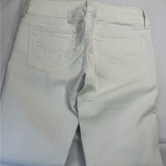 American Eagle Outfitters White Straight Leg‎ Denim - Picture 8 of 9